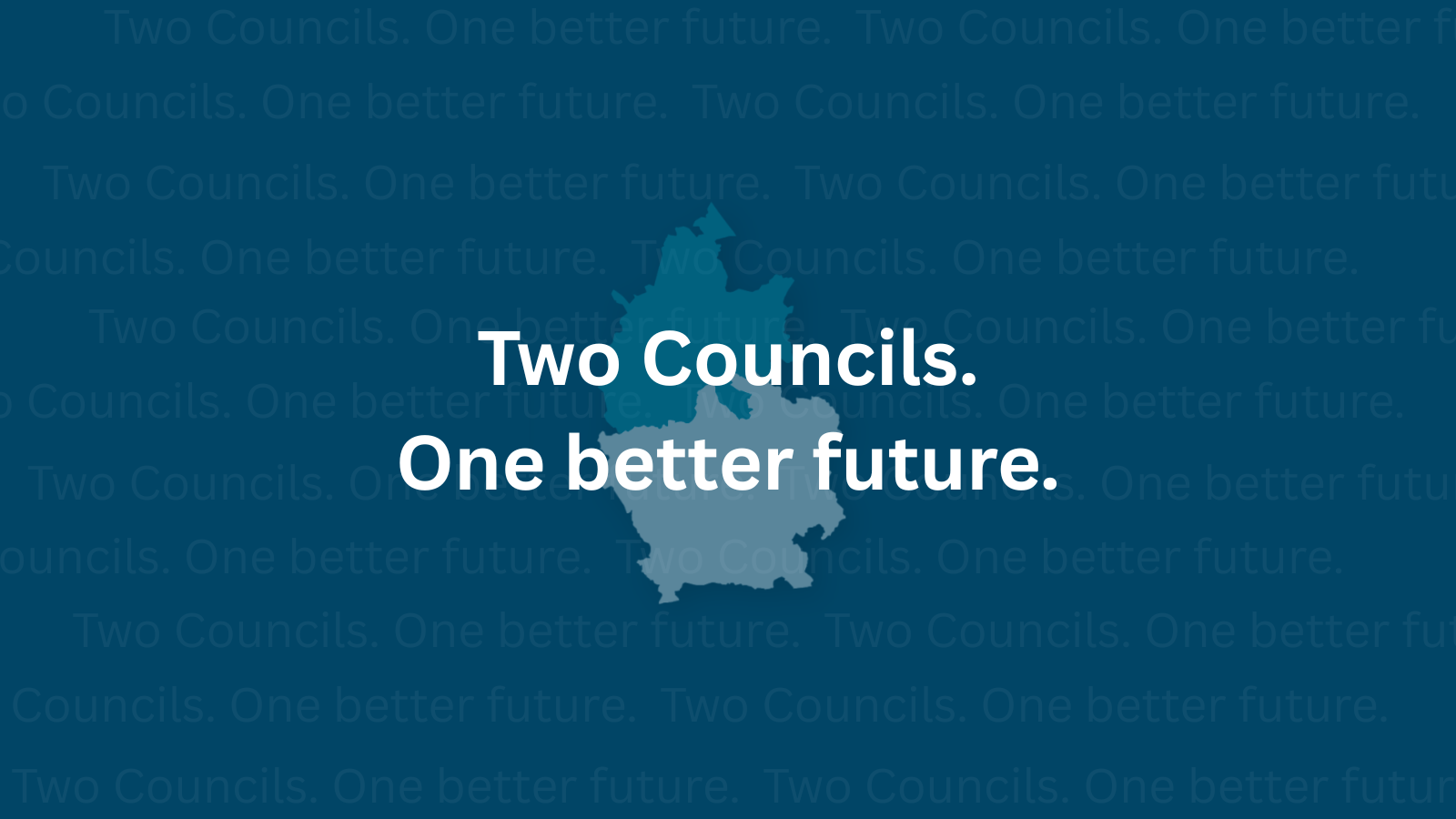Two Councils. One better future.
