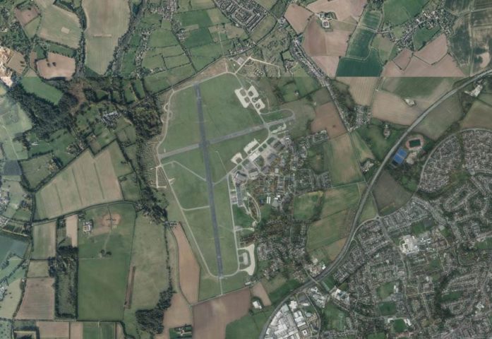 Aerial photo of Dalton Barracks site