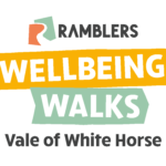 Wellbeing walk logo for the Vale of White Horse