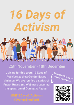 16 days of activism poster