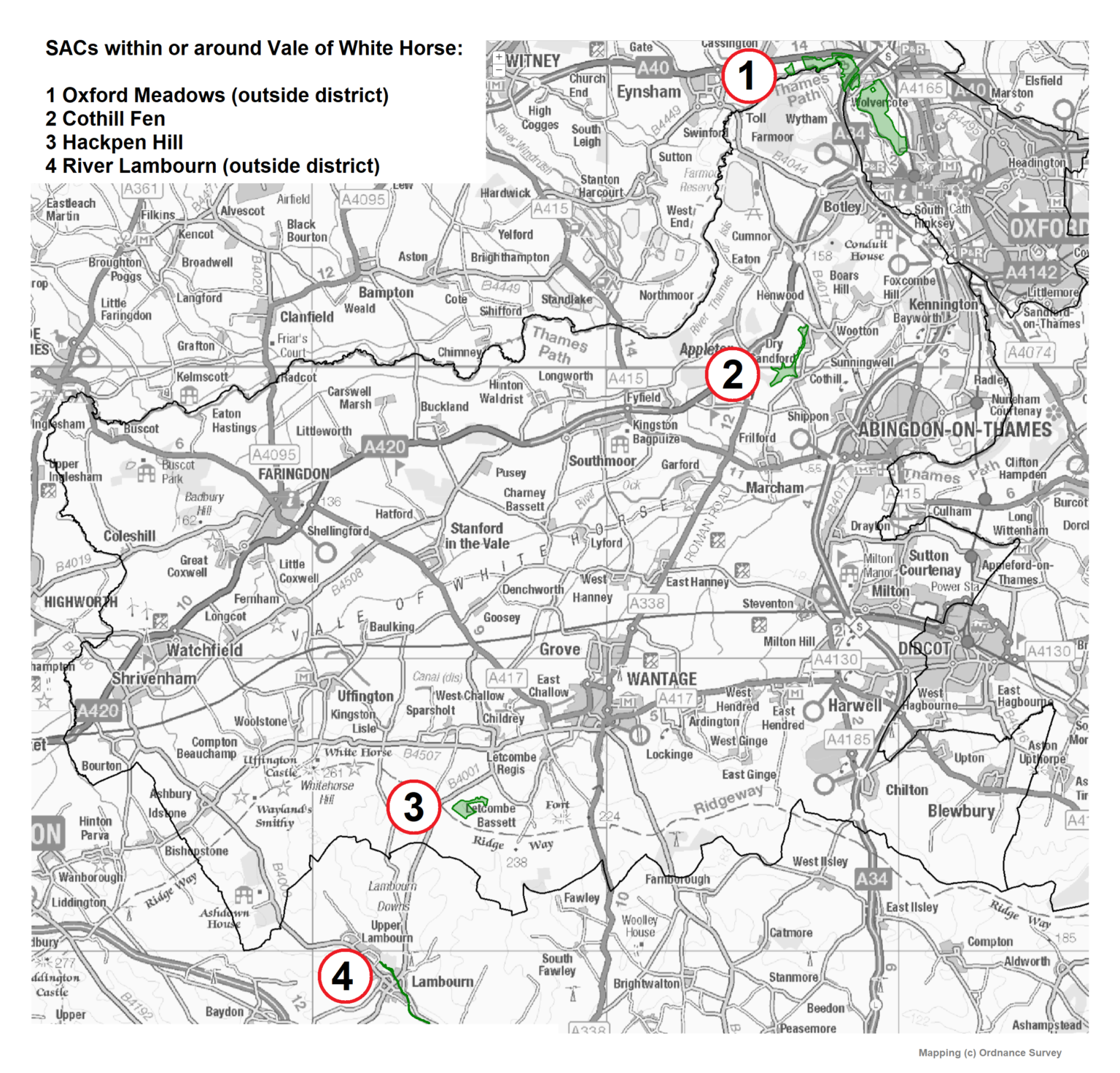 Designated Sites and Habitats Regulations Assessment Vale of White